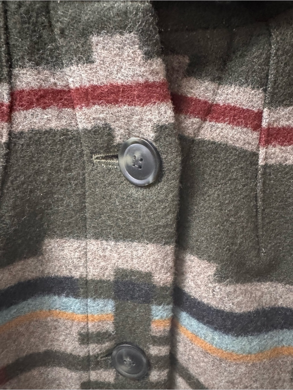 Pendleton Women’s Wool Blend Tobbogan Coat Size Large NWT - Picture 12 of 12